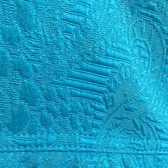 Ruby Rd. Vibrant Blue Ruffled Blazer - Picture 3 of 3